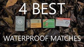 4 Best Waterproof Match Brands of 2018 TEST [upl. by Cooe]