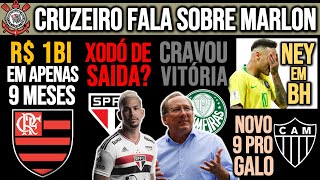 BAITA NOTÍCIA NO FLA LUCIANO VENDIDO TEXTOR CRAVA VITÓRIA ZÊRO CEDE MARLON AO TIMÃO GALO NEYMAR [upl. by Llacam]