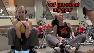 Guy Confronts Only Fans Girl For Filming Videos In The Gym [upl. by Nimsay]