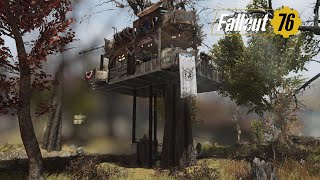 Fallout 76 camp build Legacy Tree Crane [upl. by Xineohp]