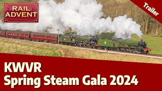 Keighley and Worth Valley Railway  Spring Steam Gala 2024  Trailer 4K [upl. by Annoiek258]