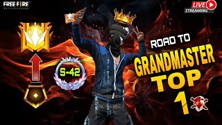 🔴LIVE  Grandmaster Top 1 Hard Lobby S42 DAY12 ❤ FF LIVE ✌ytshorts ff tondegamer shortslive [upl. by Webber]