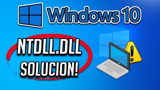 Solucion Error NTDLLDLL en Windows 10 [upl. by Grant]