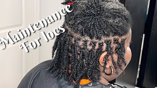 Relocking dread  interlocking locs [upl. by Sirej]