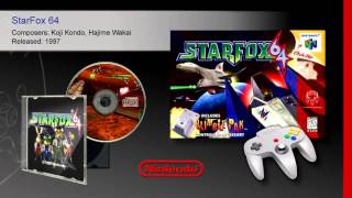 StarFox 64 Full OST  N64 [upl. by Sprung]