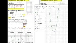 polynôme de second degré  Bac Pro ICCER  page 1 [upl. by Shepperd]