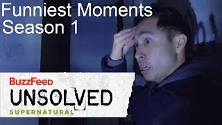 Buzzfeed Unsolved Supernatural S1  Funniest Moments [upl. by Nirrat]