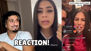 MEDINA WEINT WEGEN ZEYNO😭😨 TIKTOK REACTION  salihreact [upl. by Barbe680]