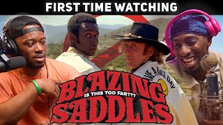 BLAZING SADDLES 1974 FIRST TIME WATCHING  Full Movie REACTION ARE WE SUPPOSED TO BE LAUGHING [upl. by Ikkin]