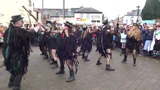 Beltane Border Morris  White Ladies Aston  Upton Folk Festival 30 Apr 23 [upl. by Folly19]