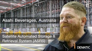 Asahi DC achieves 250 productivity boost with Dematic Automated Storage and Retrieval System ASRS [upl. by Leirbag889]