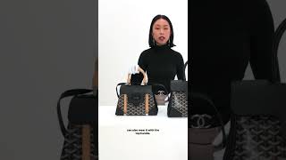 Comparing Goyard Saigon Bags The Saigon tote vs the structured Saigon PM [upl. by Towers796]