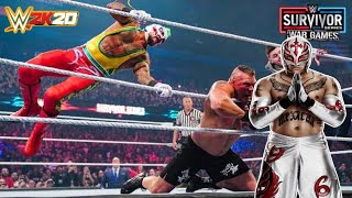 WWE Rey Mysterio VS Brock Lesnar PC gameplay 2024 [upl. by Vacuva]