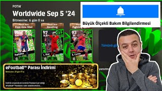 GÜNCELLEME TARİHİ BELLİ OLDU  SÜRPRİZ YOK ● CEMİL OLABİLİR Mİ   eFootball 2024 MOBİLE TOP AÇILIMI [upl. by Wagner612]