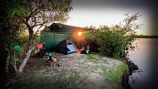 EXPEDIÇÃO DE PESCA EP 2  Pescaria e Acampamento SOLO no Rio da Madre  Guarda do EmbauSC [upl. by Varien]