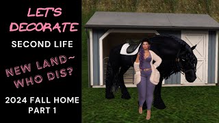 🍁 Second Life  Lets Decorate 2024 Fall Home Live Stream Part 1 🍁 [upl. by Eisenstark]