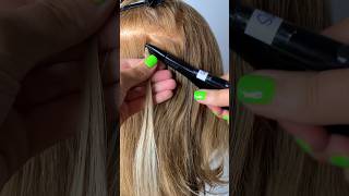 KERATIN HAIR EXTENSION REMOVAL hairextensions hairextensioneducation haireducation hair [upl. by Akceber]