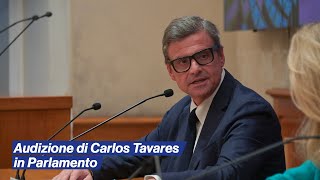 Audizione di Carlos Tavares in Parlamento [upl. by Tiebout]