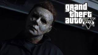 HAPPY HALLOWEEN GTA 5 HORROR MOVIE [upl. by Ahsekan63]