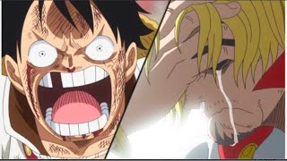 sanji vs luffy  emotional 😭😭 anime onepiece luffy fightanimation [upl. by Anstus]