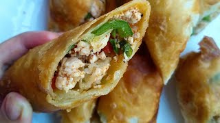 CHICKEN AND VEGETABLE ROLLS RAMAZAN SPECIAL RECIPES TEHREEM EATS [upl. by Ibot]