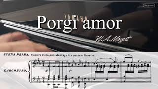 Porgi amor Karaoke Piano accompaniment Contessa Le Nozze di Figaro [upl. by Itisahc858]