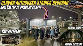 Kladionica Pekara Kafana i Novi restoran na NOVOJ GLAVNOJ AUTOBUSKOJ STANICI BAS BEOGRAD beograd [upl. by Eynahpets595]