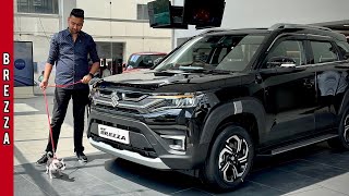 FronX se 101 better hai yeh ❤️ New Maruti Suzuki Brezza ZXi 2023  Black Colour [upl. by Atsylac]