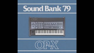 Sonic Projects OPX ProII  Sound Bank 79 [upl. by Benyamin874]