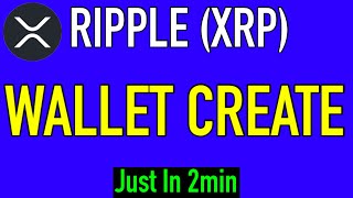 how to create ripple wallet in binance  Xrp wallet kaise banaye  ripple account create [upl. by Aisatna622]