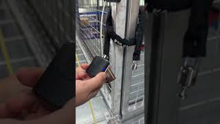 Unlock Cable LockampChain Lock [upl. by Schilt]