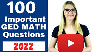 GED MATH 2022  Pass the GED with EASE [upl. by Fabio]