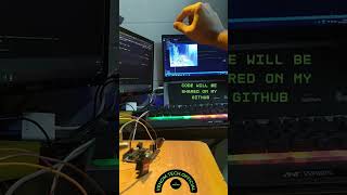 Servo Control by Hand Gesture  OpenCV  Arduino electronics arduinoproject pythonprogramming [upl. by Merell35]