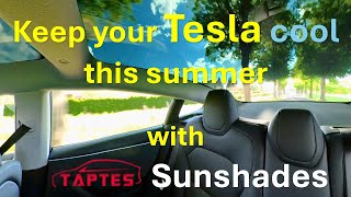 TAPTES Sunshades for Tesla Model 3 Highland [upl. by Biagio194]