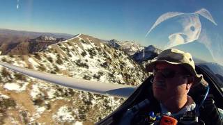 Glider Flying Utahs Wasatch Mountains [upl. by Eelirrem]