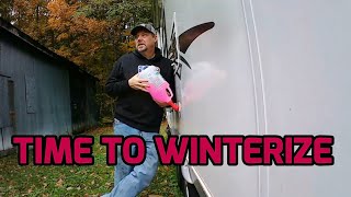 Winterizing My Camper 2010 Gulfstream Stream Lite XLT [upl. by Renba]