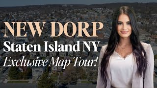 New Dorp Staten Island New York Map Tour  Living in Staten Island New York  NY Real Estate [upl. by Minette790]