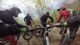 MTB Enduro  Monte Polveracchio con RockRider 63 CRAZY endurorandagio [upl. by Brockie]