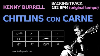 Chitlins Con Carne Kenny Burrell Backing Track [upl. by Ecissej129]