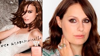 Keira Knightley Chanel Coco Mademoiselle Makeup Colab with Sharon Farrell [upl. by Cristionna]