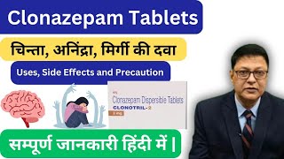 Clonazepam Tablets IP 05 mg Uses in Hindi [upl. by Sheply]