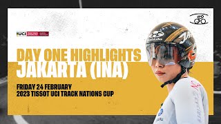 Day One Highlights  Jakarta IDN  2023 Tissot UCI Track Nations Cup [upl. by Ymeraj]