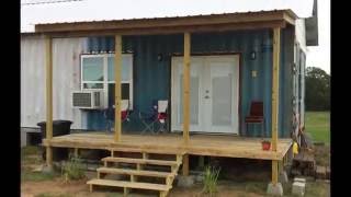 Container Home Build in pictures Part 2 [upl. by Ellerahs614]