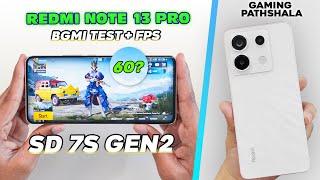 Redmi Note 13 Pro BGMI Test with FPS Meter🔥Heating Gyro amp Battery Drain🔥 [upl. by Anasxor]