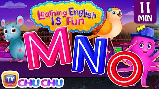 MNO Songs  ChuChu TV Learning English Is Fun™  ABC Phonics amp Words Learning For Preschool Children [upl. by Caril]