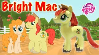 Custom BRIGHT MAC PONY  Applejacks Dad  Tutorial DIY MLP My Little [upl. by Sprage]