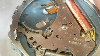 miyota 2s56 movement repair part 1 no edit🤬 [upl. by Calisa]