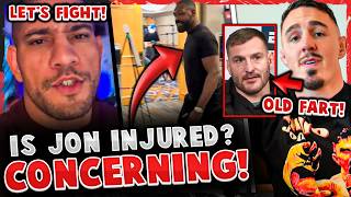 CONCERNS RISE Jon Jones is INJURED after NEW FOOTAGE EMERGES Alex Pereira RESPONDS to Jon [upl. by Granese]