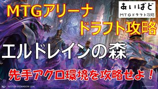 【MTGアリーナ】エルドレインの森 ドラフト攻略 先手アグロ環境を攻略せよ！【WOE】 [upl. by Rhodie]