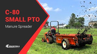 C80 Small PTO Manure Spreader [upl. by Htebaile]